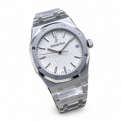 Audemars Piguet Royal Oak 41mm – Steel White Tapisserie Dial