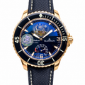 Blancpain Fifty Fathoms Tourbillon – Rose Gold Blue Dial Power Reserve Limited No.1198
