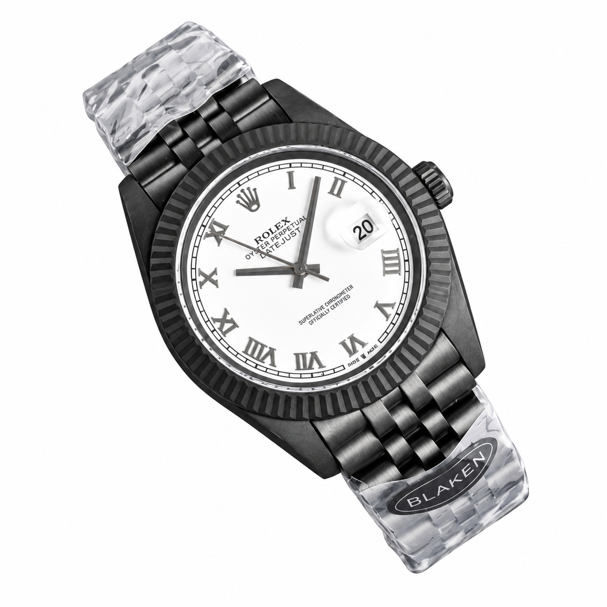 Rolex 41mm Automatic Watch | Sapphire Crystal | 904L Stainless Steel | Waterproof Luxury Timepiece