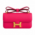 Hermès Lindy 26cm Crossbody Bag – Rose Pink & Gold | Feminine Luxury Leather