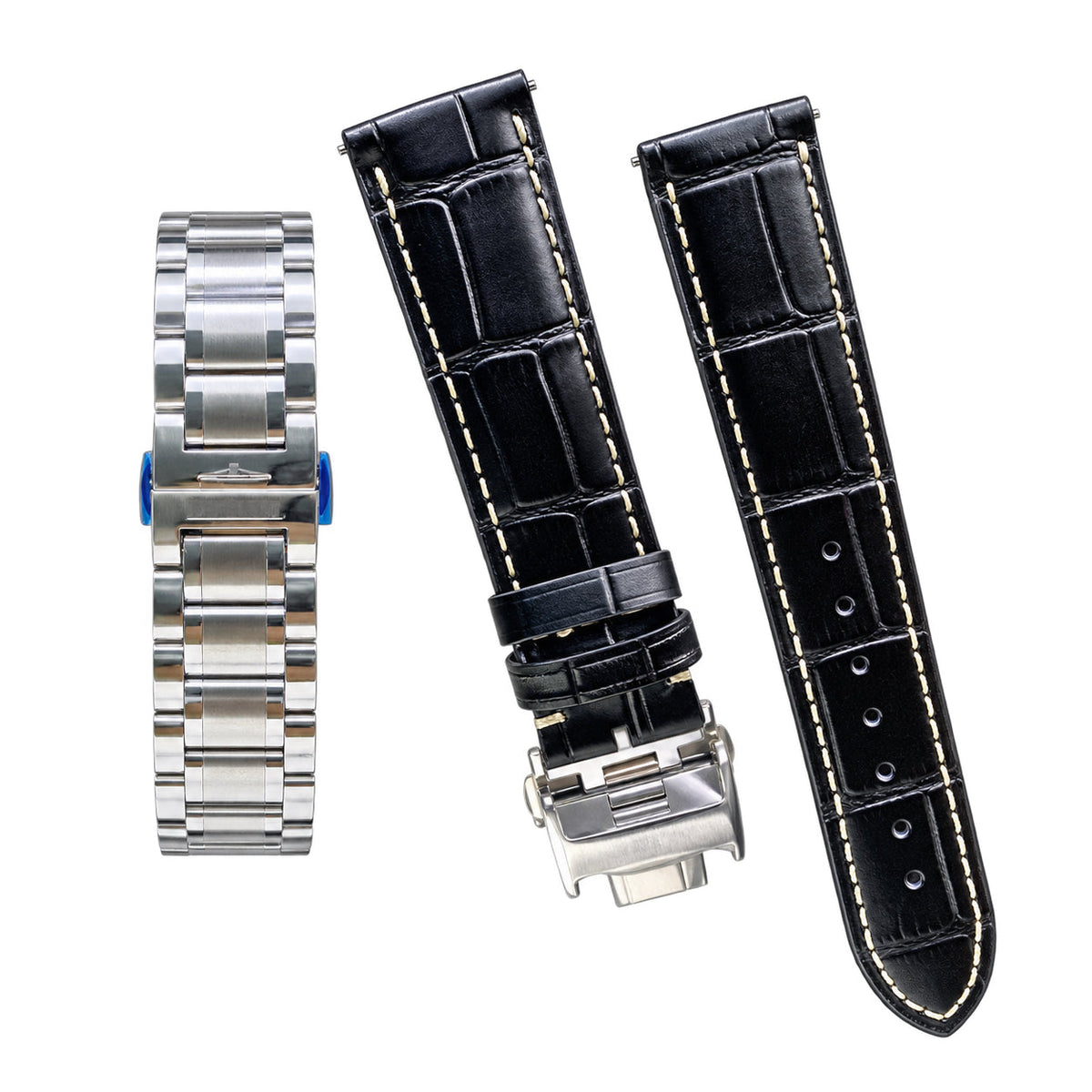 Longines Master Collection Grey Diamond Dial Date Steel Bracelet Watch