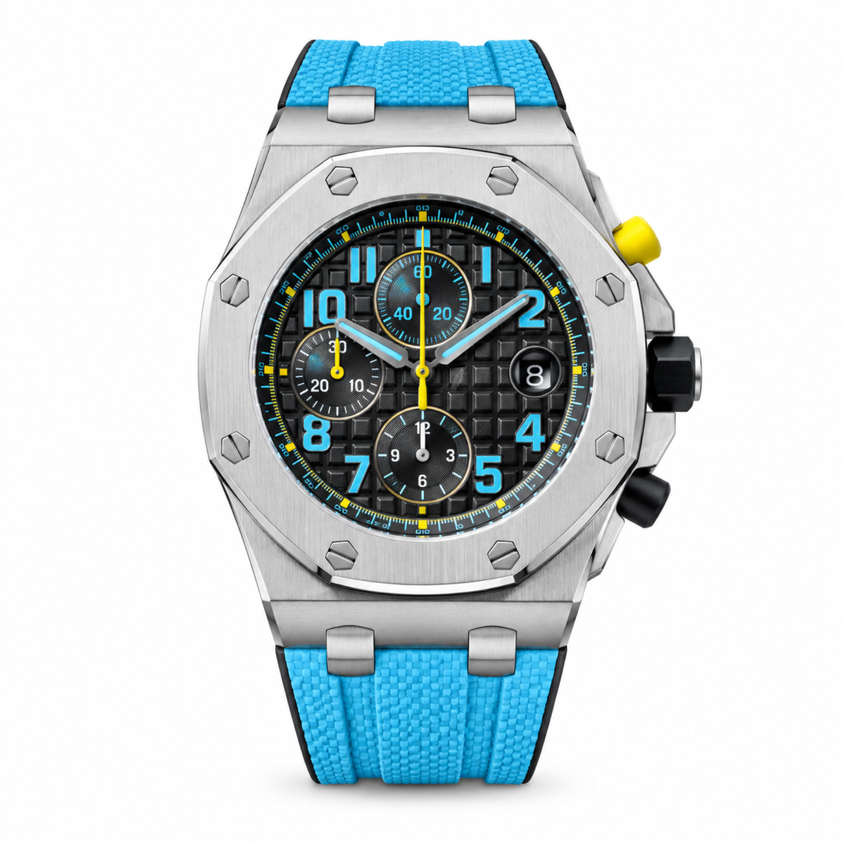 Audemars Piguet Royal Oak Offshore Chronograph Steel Blue Yellow