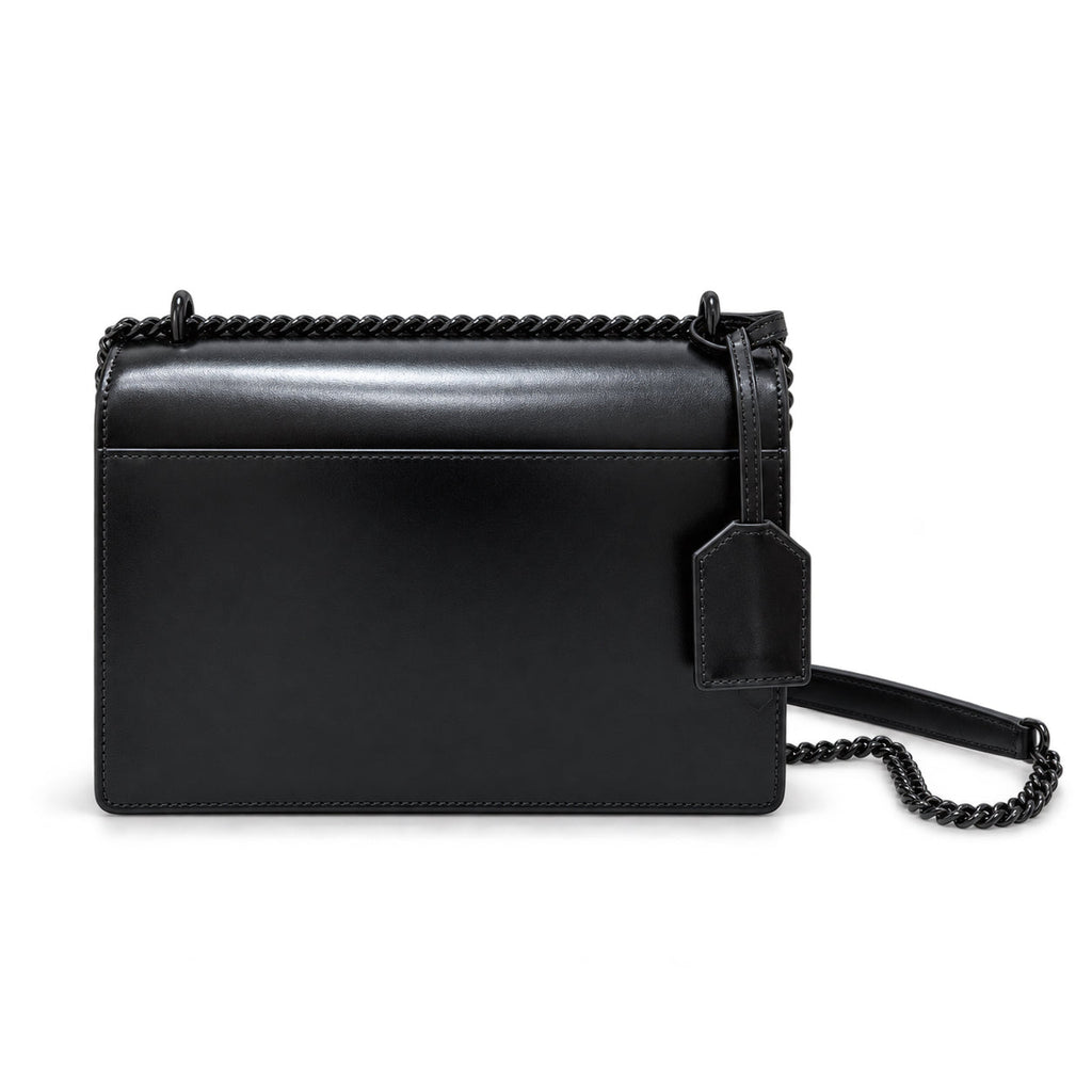 YSL Sunset Medium Bag All Black
