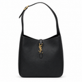 YSL Le 5 à 7 Hobo Bag Black Smooth Leather Saint Laurent
