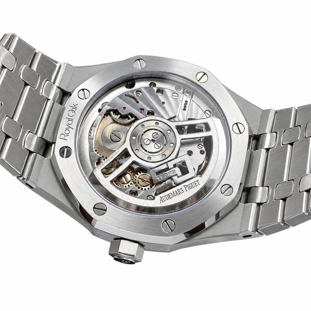 Audemars Piguet Royal Oak Tourbillon Stainless Steel Red Gradient Sunburst Dial Bracelet