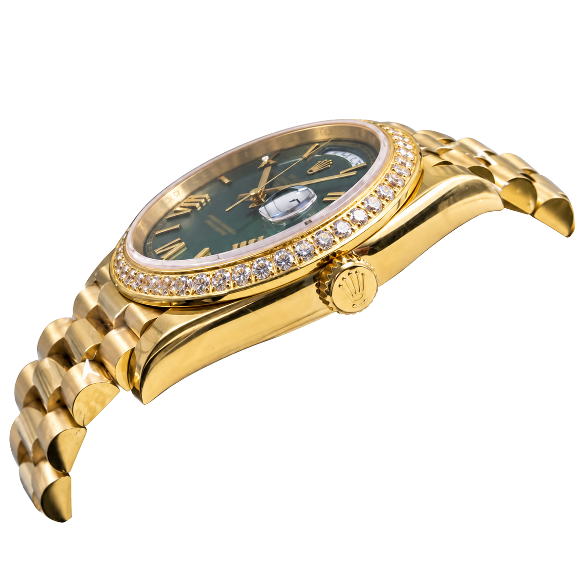 Rolex Datejust 40mm Automatic Watch | Sapphire Crystal | 100M Water Resistant | Men's Luxury Timepiece