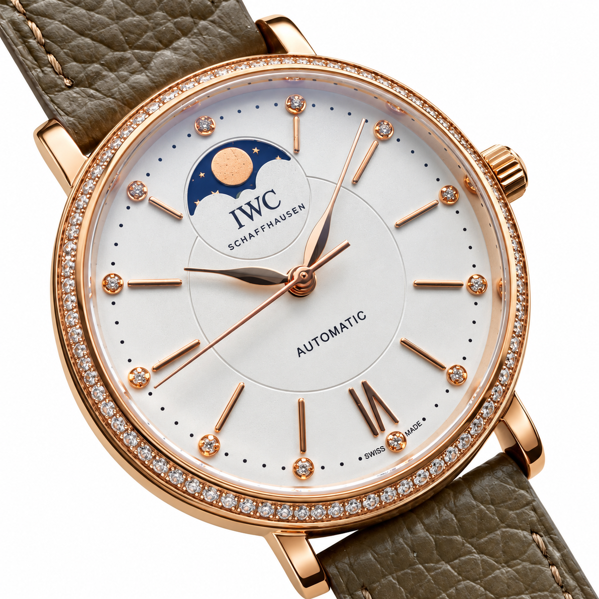 IWC Portofino 37mm Epigrapher Automatic Steel Watch