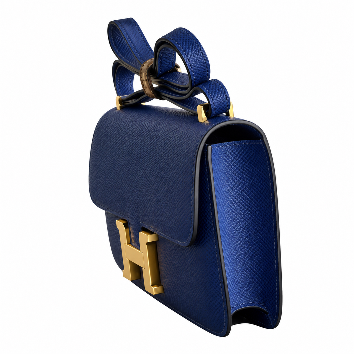 Hermès Constance 26 Bleu Electrique Chevre GHW