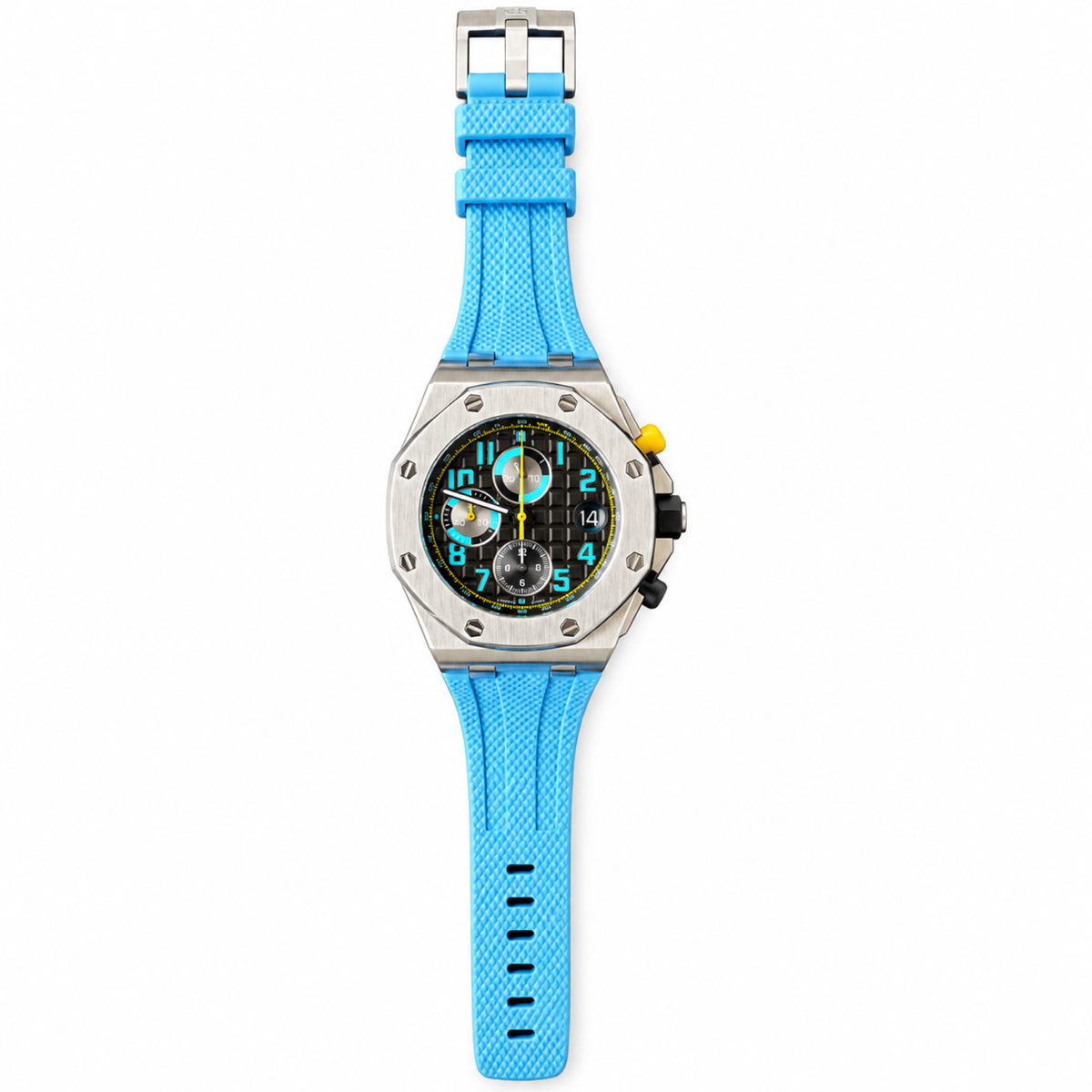 Audemars Piguet Royal Oak Offshore Chronograph Steel Blue Yellow