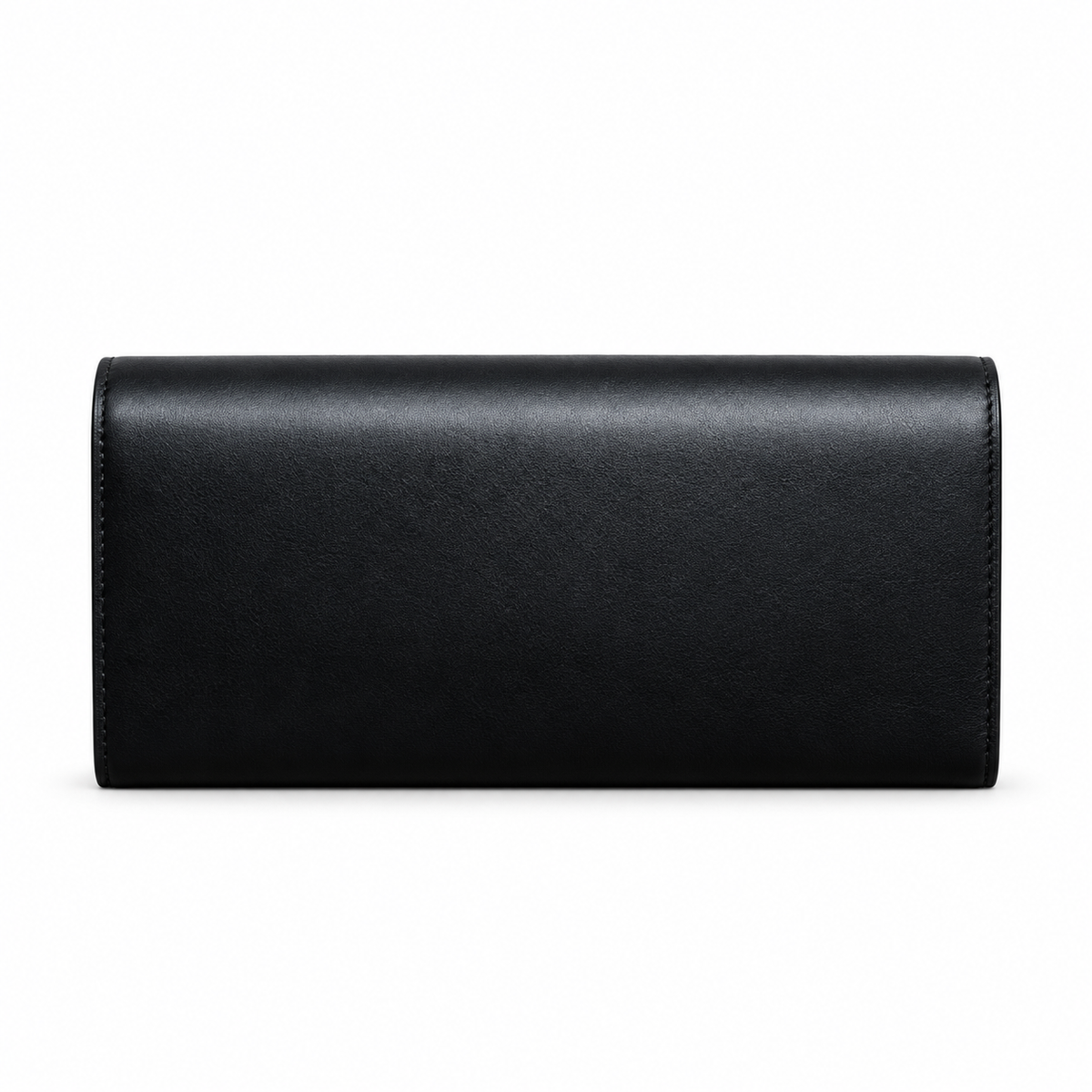 Saint Laurent Cassandre Clutch – Black Leather