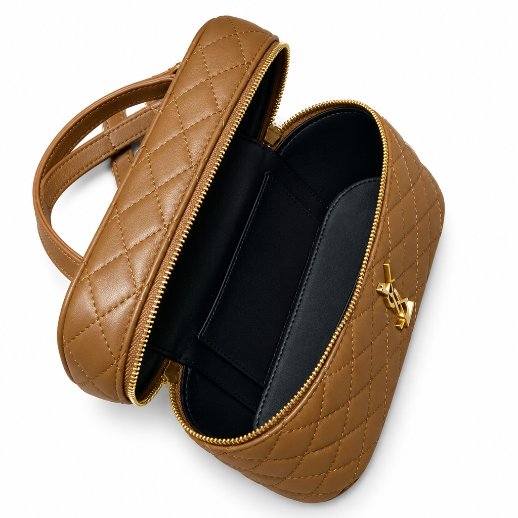 YSL Gaby Vanity Bag – Honey Quilted Leather