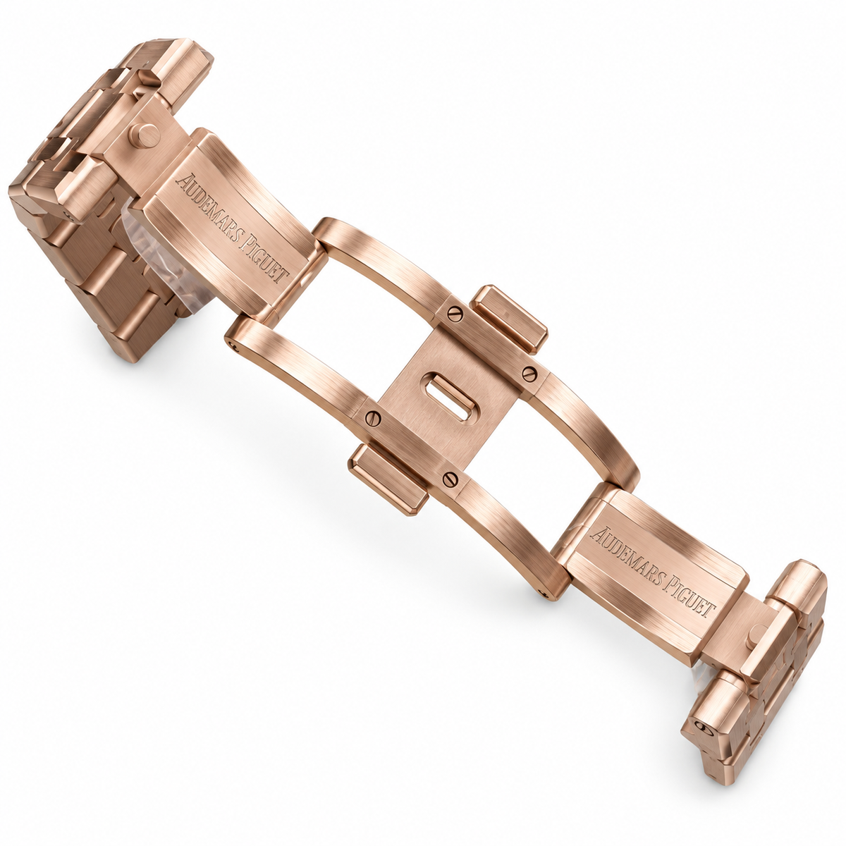 Audemars Piguet Royal Oak Tourbillon Rose Gold Blue Dial Bracelet
