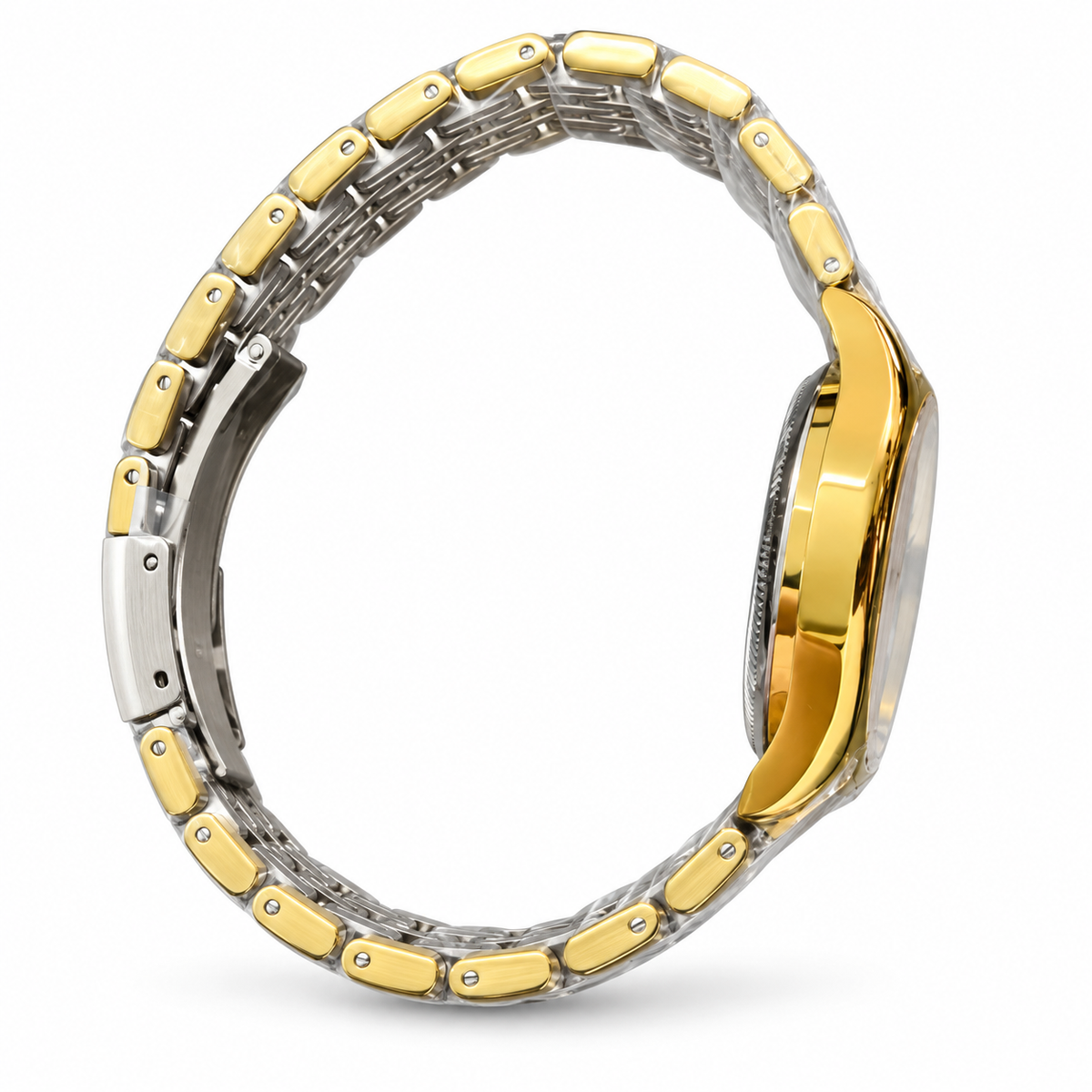 Longines Lyre Automatic Watch – Two-Tone Gold & Silver Bracelet with White Dial