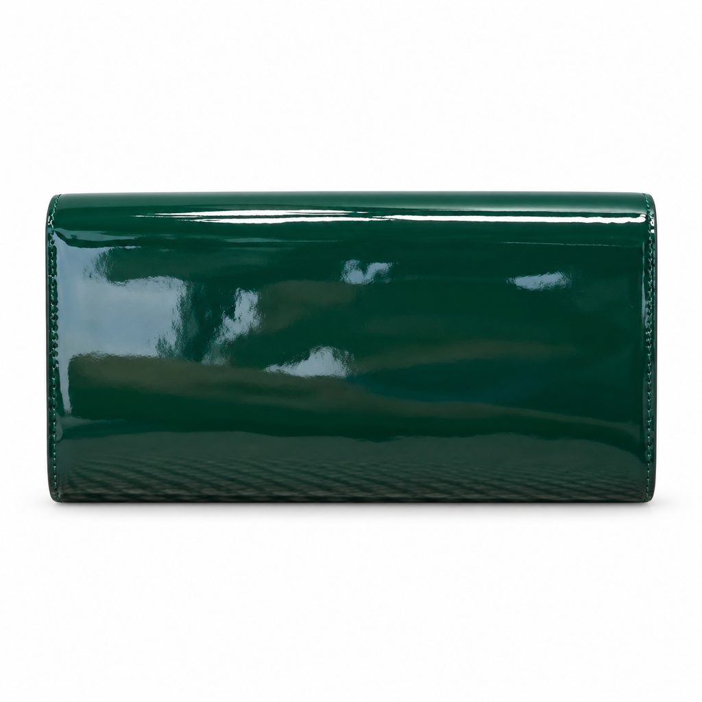 Saint Laurent Cassandre Clutch – Green Patent