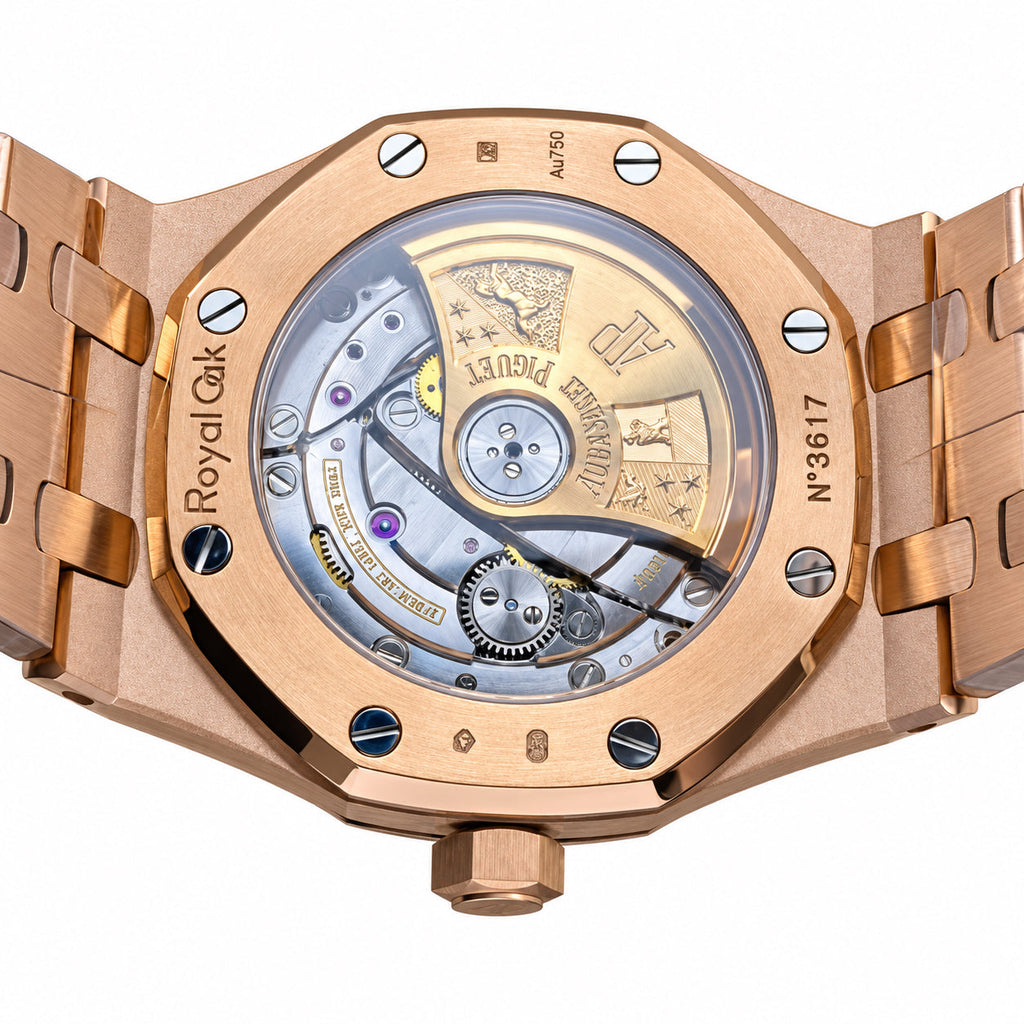 Audemars Piguet Royal Oak Automatic Rose Gold Diamond Bezel Women