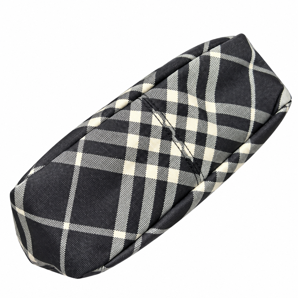 Burberry Heritage Check Crossbody Bag in Black