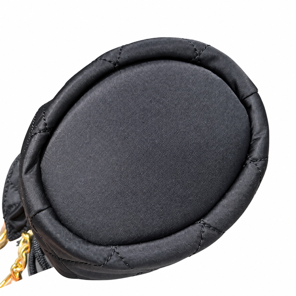 Burberry Midnight Quilted Mini Bucket Bag