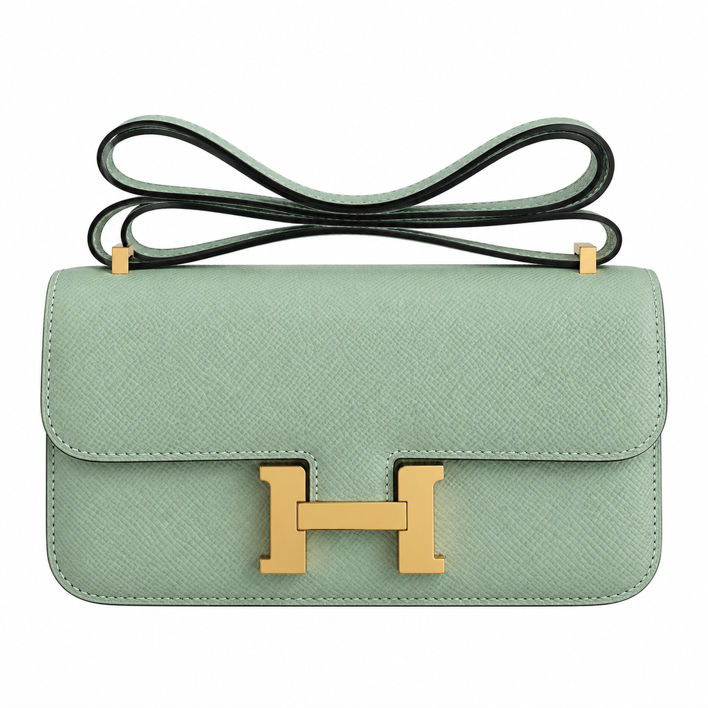Hermès Lindy 26cm Crossbody Bag – Mint Green | Luxury Leather Handbag
