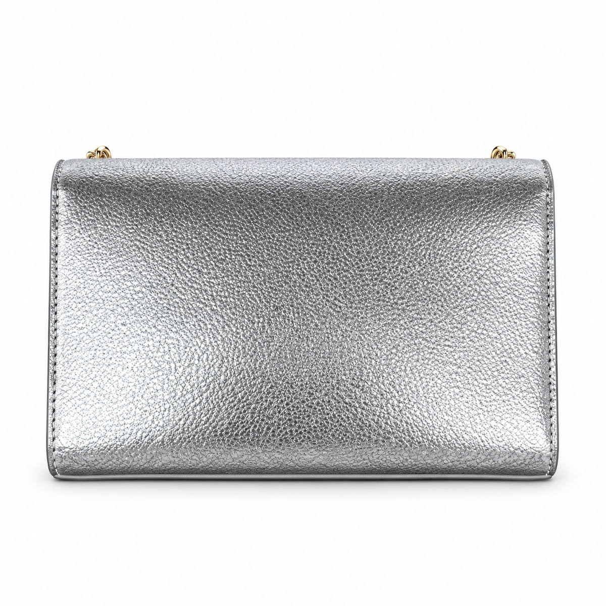 YSL Kate Chain Wallet Silver