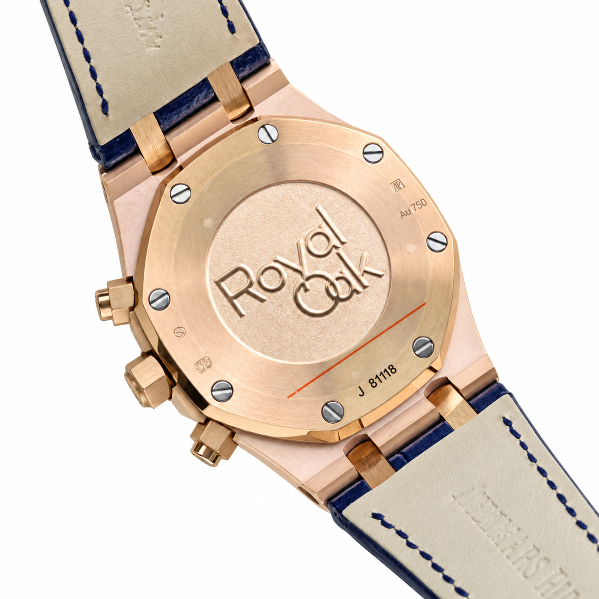 Audemars Piguet Royal Oak Chronograph Rose Gold Blue Dial