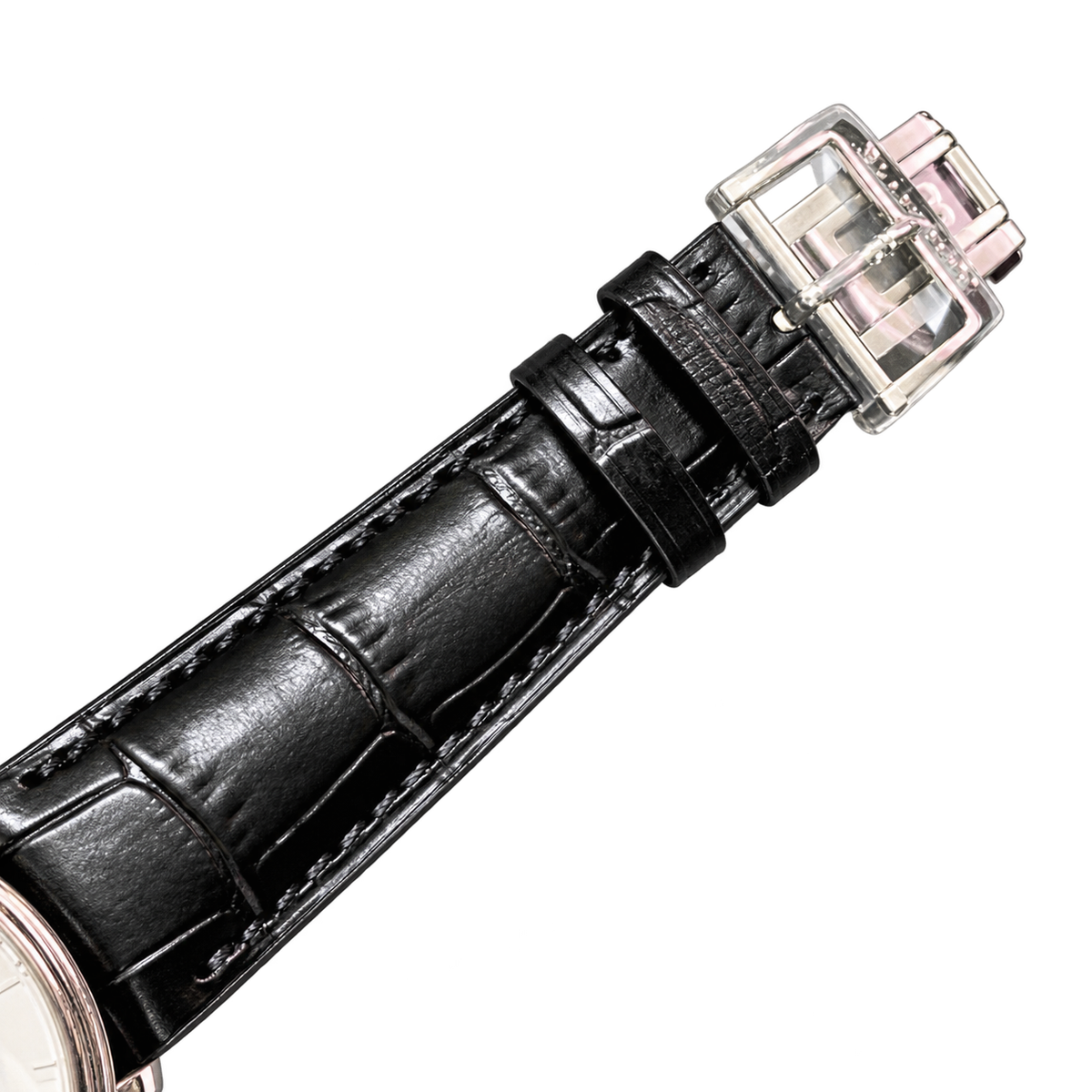 Blancpain Villeret Moonphase Full Calendar White Gold Black Alligator Watch