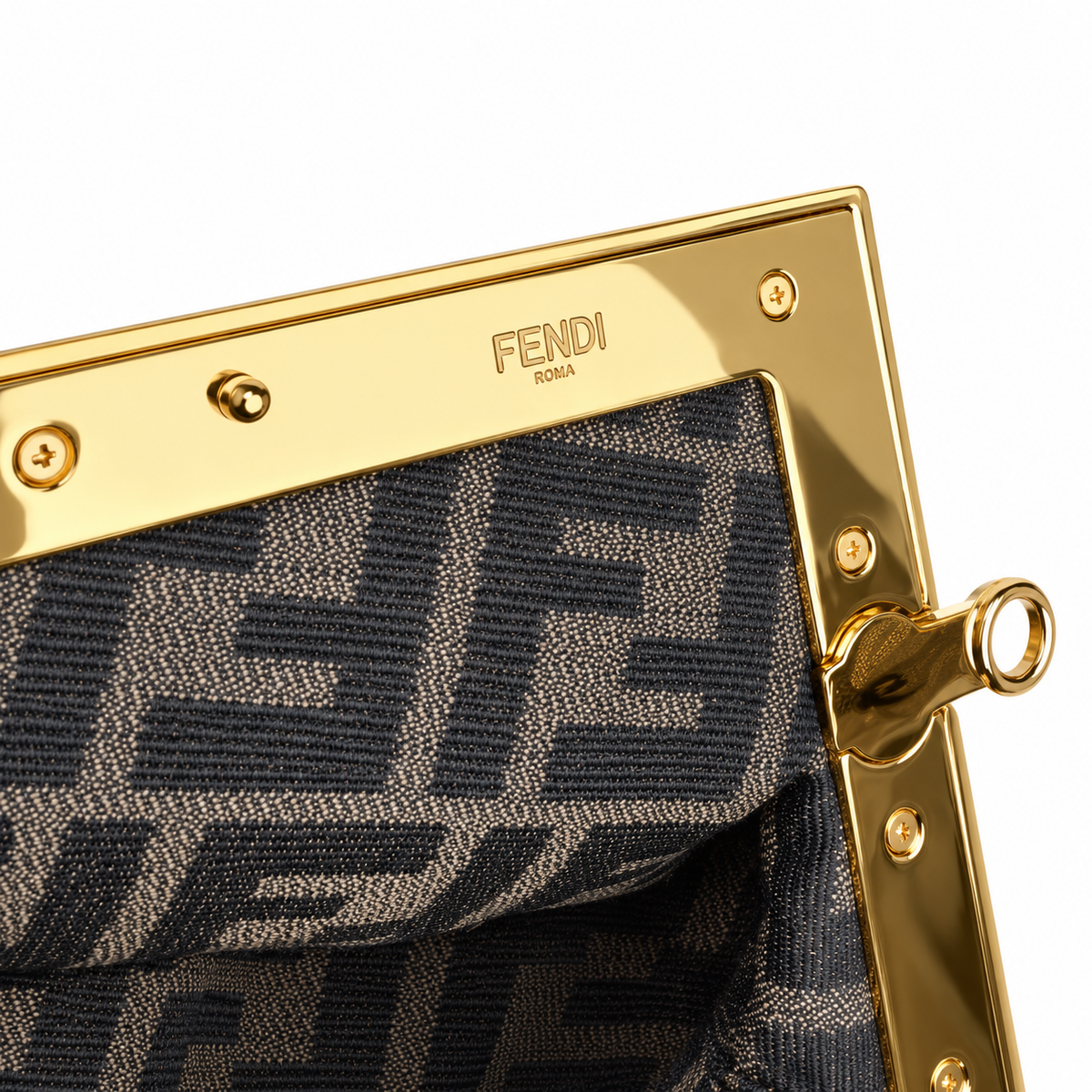 Fendi FF Logo Crossbody Bag 9.5×26×8cm | Iconic Leather Shoulder Bag