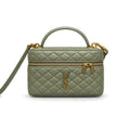 YSL Gaby Vanity Bag – Olive Quilted Leather