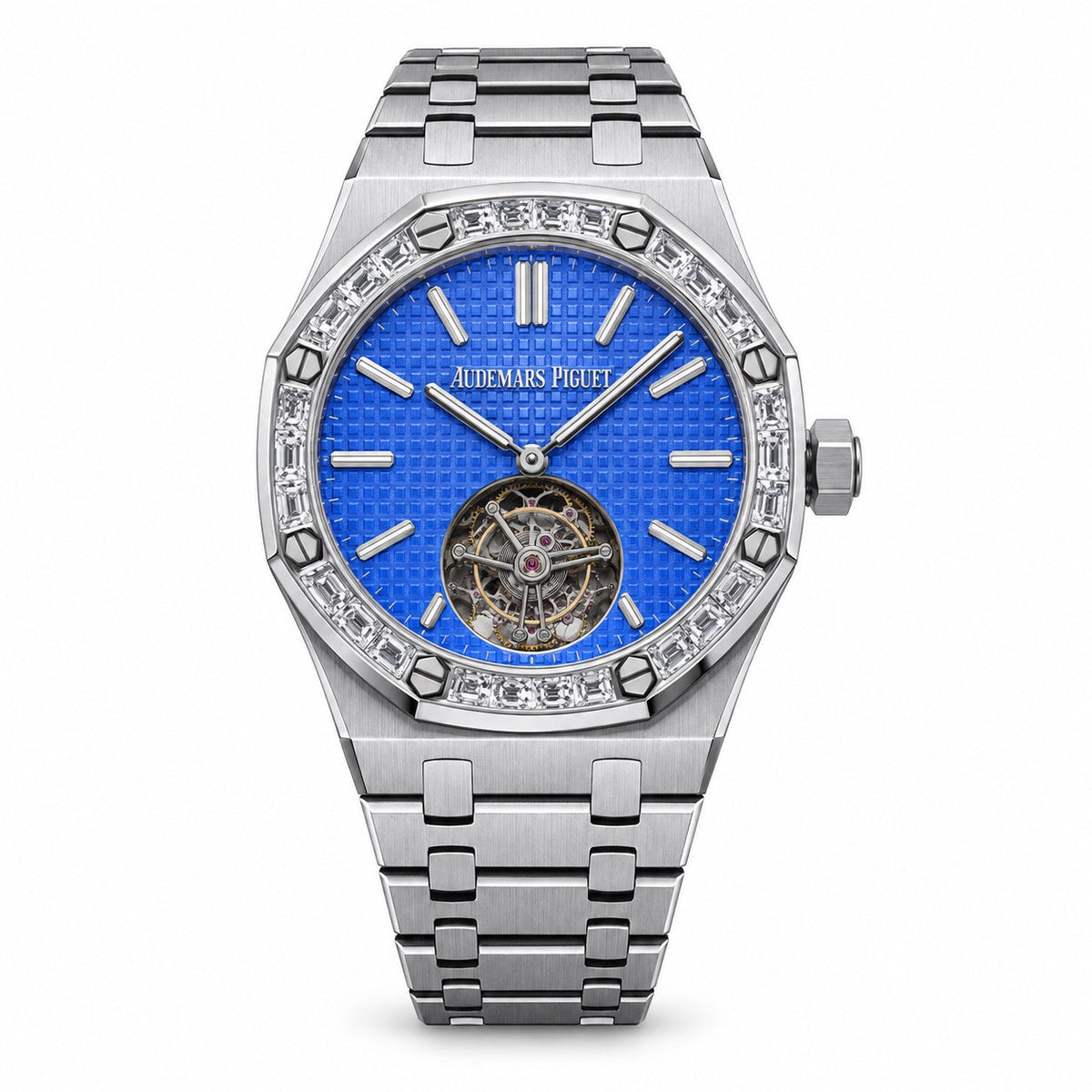 Audemars Piguet Royal Oak Tourbillon – Diamond Bezel Blue Dial