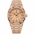 Audemars Piguet Royal Oak Automatic Rose Gold Diamond Bezel Women