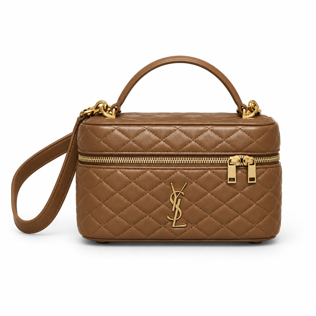 YSL Gaby Vanity Bag – Caramel Quilted Leather
