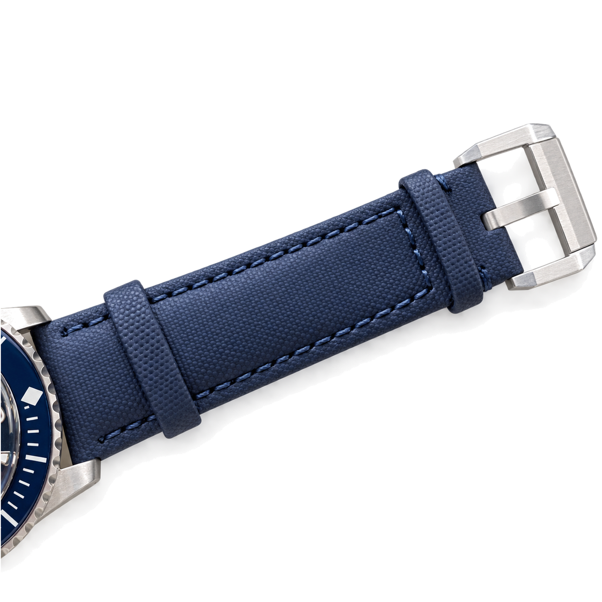 Blancpain Fifty Fathoms Blue Dial Ceramic Bezel NATO Strap Diver Watch