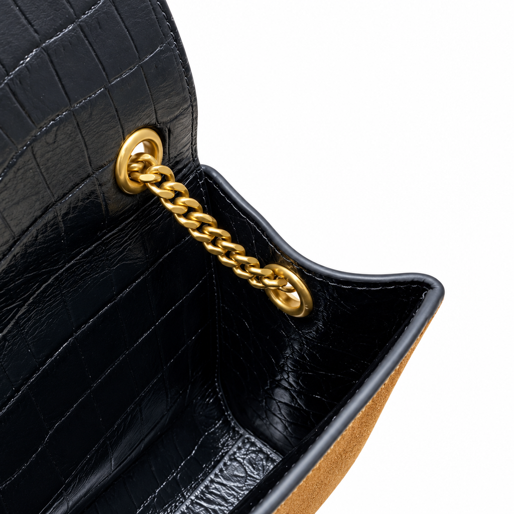 Saint Laurent Kate Medium Bag – Tan Suede